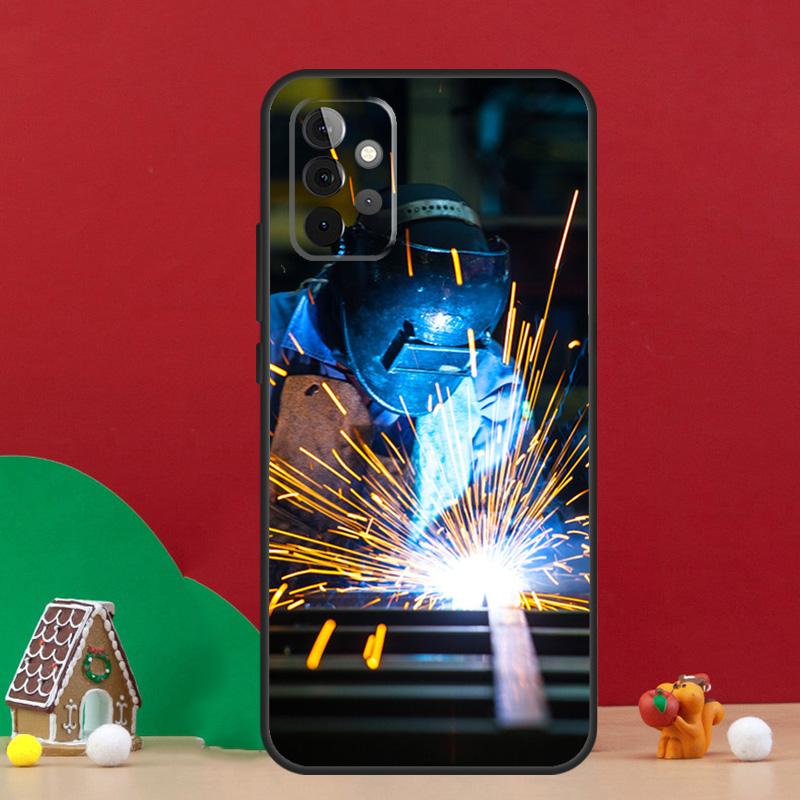 Schweißer Schweißen Heißes Metallarbeiter Hülle Für Samsung Galaxy A55 A52 A32 A12 A33 A06 A16 A26 A36 A56 A15 A53 A13 A34 A54 A14 A17