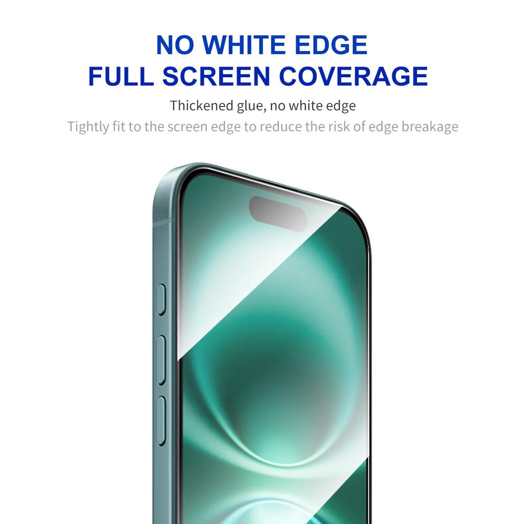 ENKAY HAT PRINCE 2Pcs For iPhone 17 Pro Screen Protector Thick Adhesive 0.26mm 2.5D High Aluminium-Silicon Glass Film