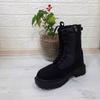 Twingo 900 Black Color Zippered Women's Boots with Fur Inside
