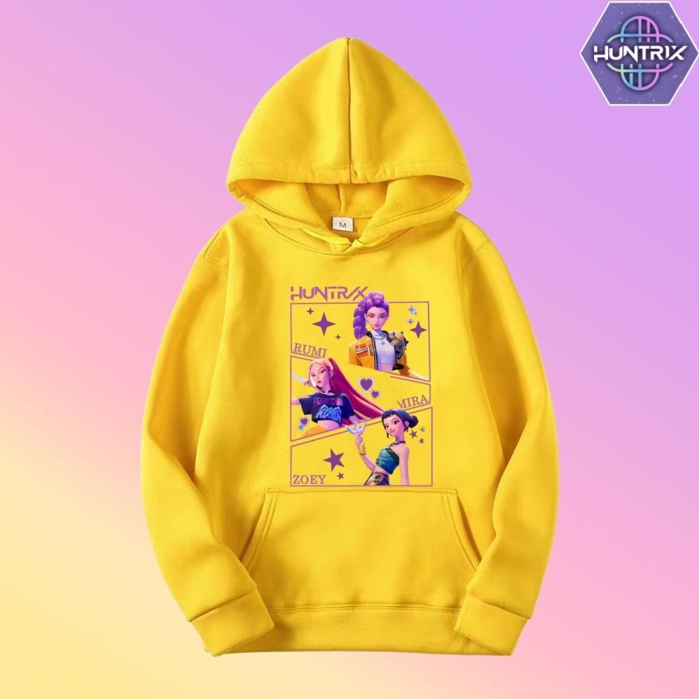 Toddler Girl Clothes KPop Demon Hunters Fashion Hoodie Men's Women's Sweater K-Pop Casual Style Kids New Cartoon Sweatshirt