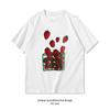 Strawberry Foodie Tshirt Summer Cotton Woman Man Graphic T Shirts Adult Oneck Breathable Tops S3XL Ropa De Hombre