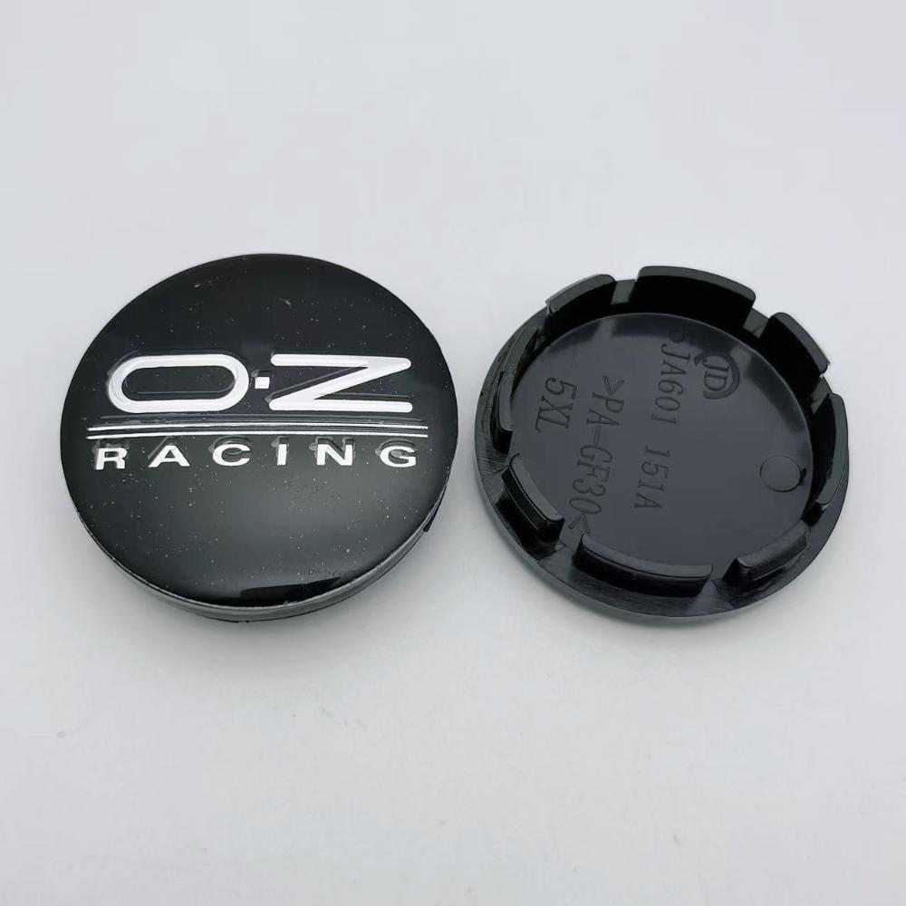 4pcs 56MM Car Wheel Center Caps With OZ O.Z Racing Logo Emblem Wheels Hubcaps Auto Hub Rim Cover Replace Car Accessories