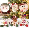 Efficient Cloth Candy Storage Basket With Santa Design Holiday Decors For Christmas Tree Accessories Organization