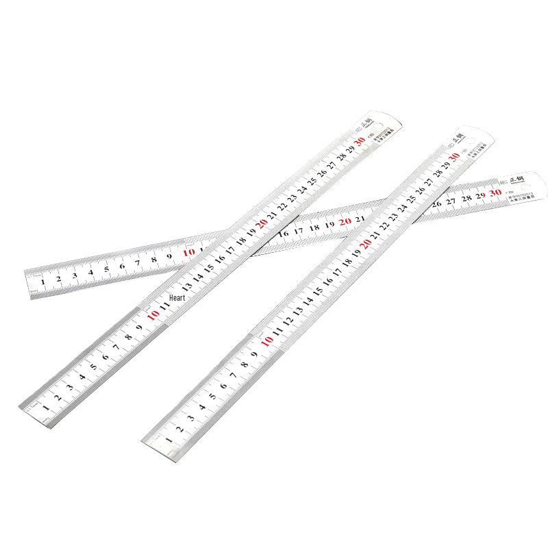 Extra Thick Stainless Steel Ruler, Multiple Widths, Sizes: 150mm, 300mm, 500mm, 1000mm