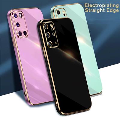 Solid Plating Lens Protection Case For Samsung Galaxy S22 S21 A23 A33 A53 A73 Redmi Note 11 10 OPPO Realme C21Y A54 A94 iPhone 13 12 11 Pro Max Cover