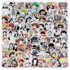 120 pieces of One Piece-themed cartoon anime peripheral stickers for mobile phone screen decoration - waterproof decals