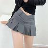 V-Waist Pleated High Waisted A-Line Mini Skirt – Sexy, College-Inspired Design