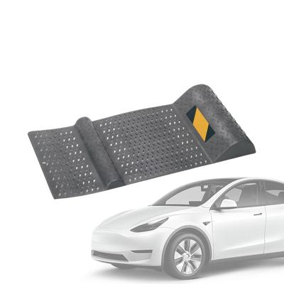 Parkeerstop voor Garage Parkeergarage Parkeermat Antislip Bandpositioneringskussen voor Werkplaats Vrachtwagen Kelder Oprit Golfkar