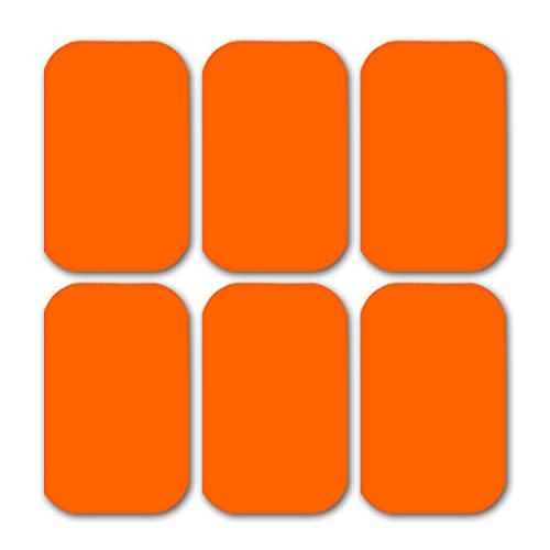 

Large [Set of 6 EMS Gel Sheets, Gel Pads, Made in Japan, 5.1cm x 9.0cm] Abdominal Muscles, High Conductivity, Non-Genuine Compatible, Arms