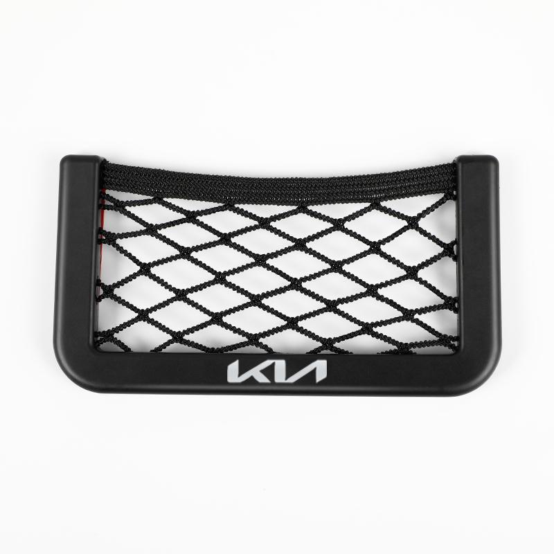 Car Storage Net Bag For KIA Sportage Rio Ceed Picanto K5 K9 Sorento Phone Holder Pocket Organizer auto Accessories car styling