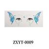 Realistic Glitter Butterfly Face Tattoo Waterproof Face Temporary Tattoo  for Parties Concerts