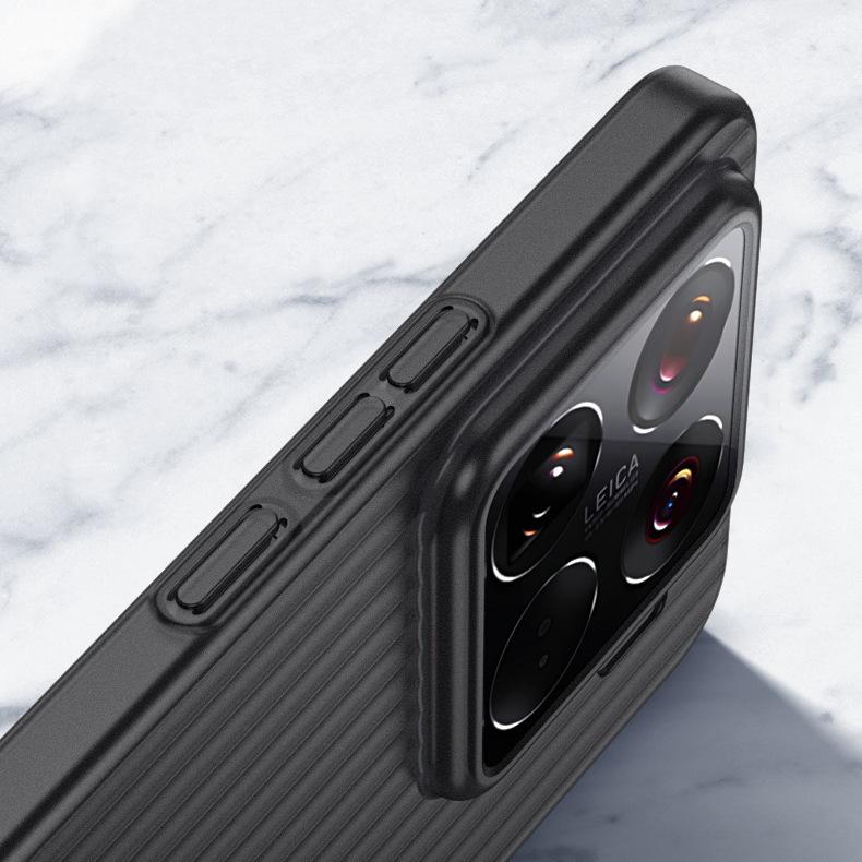 Suitable for Xiaomi 15 Ultra-thin PP Corrugated Phone Case, Matte Redmi Note14pro Anti-drop Xiaomi 14U Protective Case