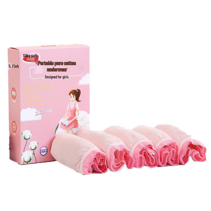 Women s Pure Cotton Disposable Travel Briefs