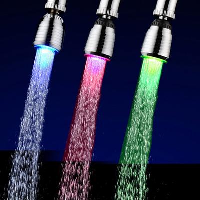 Farben für Küche, Badezimmer, leuchtende Wasserhahn-Düse, Wasserhahn, LED-Wasserhahn-Auslauf-Zubehör