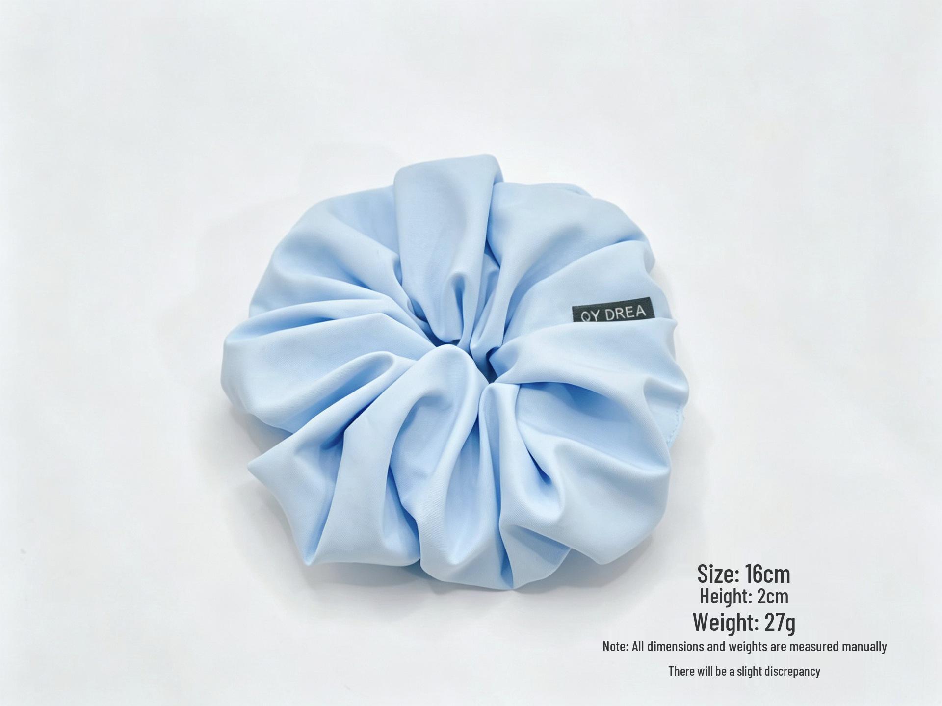 French Matte Satin Scrunchie: Versatile High Elasticity Hair Tie for Autumn/Winter