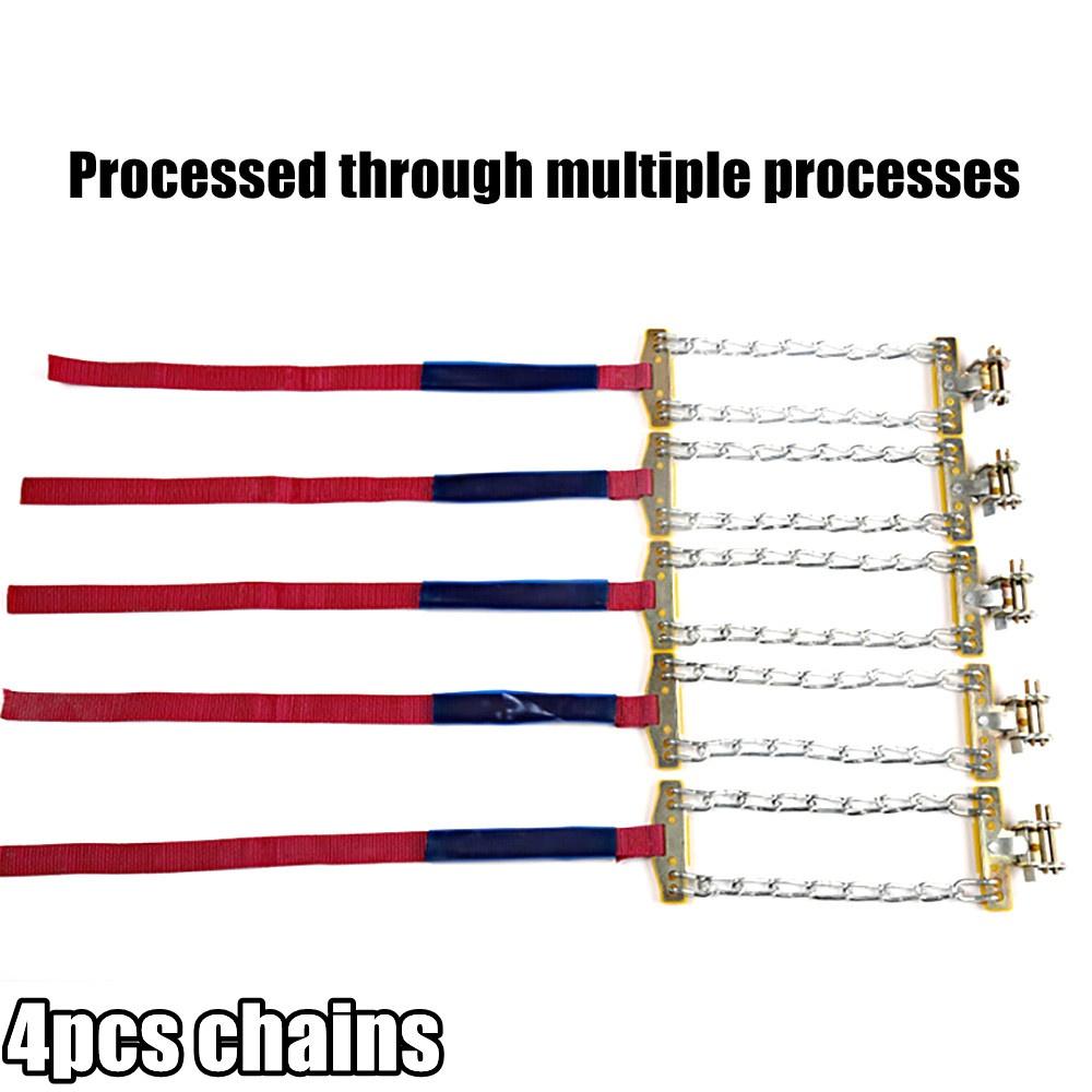Universal Steel Truck Car Wheels Tyre Tire Snow Ice Chains Belt Winter Anti-skid Vehicles SUV Wheel Chain Mud Road Safety