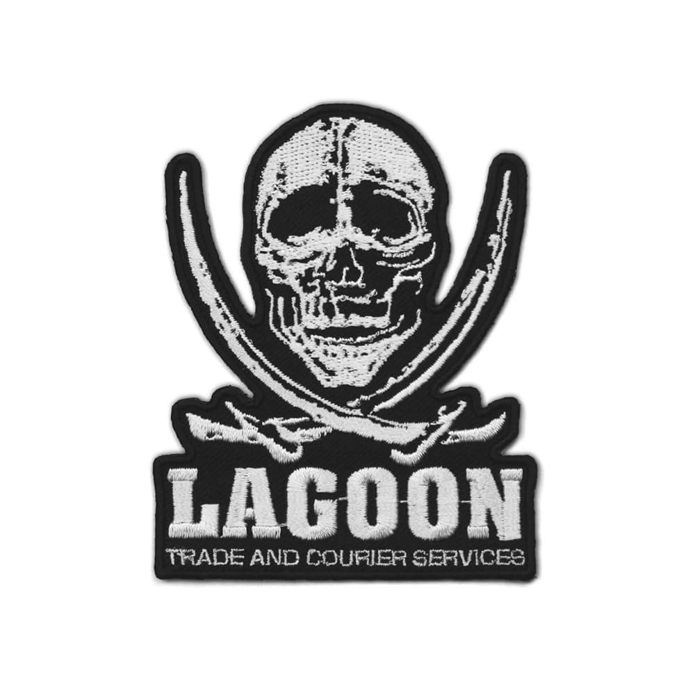

COSPA Black Lagoon Sword Cutlass Skull Removable Patch [Official]