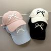 Internet Celebrity Bow Baseball Cap Female Chic Spring and Summer Soft Sister Sweet Cute Visor Soft Top Cap