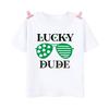 Rainbow Lucky Print Kids Shirts St Patricks Day Party Boys Girls Outfit Tshirt Holidy Child Short Sleeve Tops Toddler T Shirt