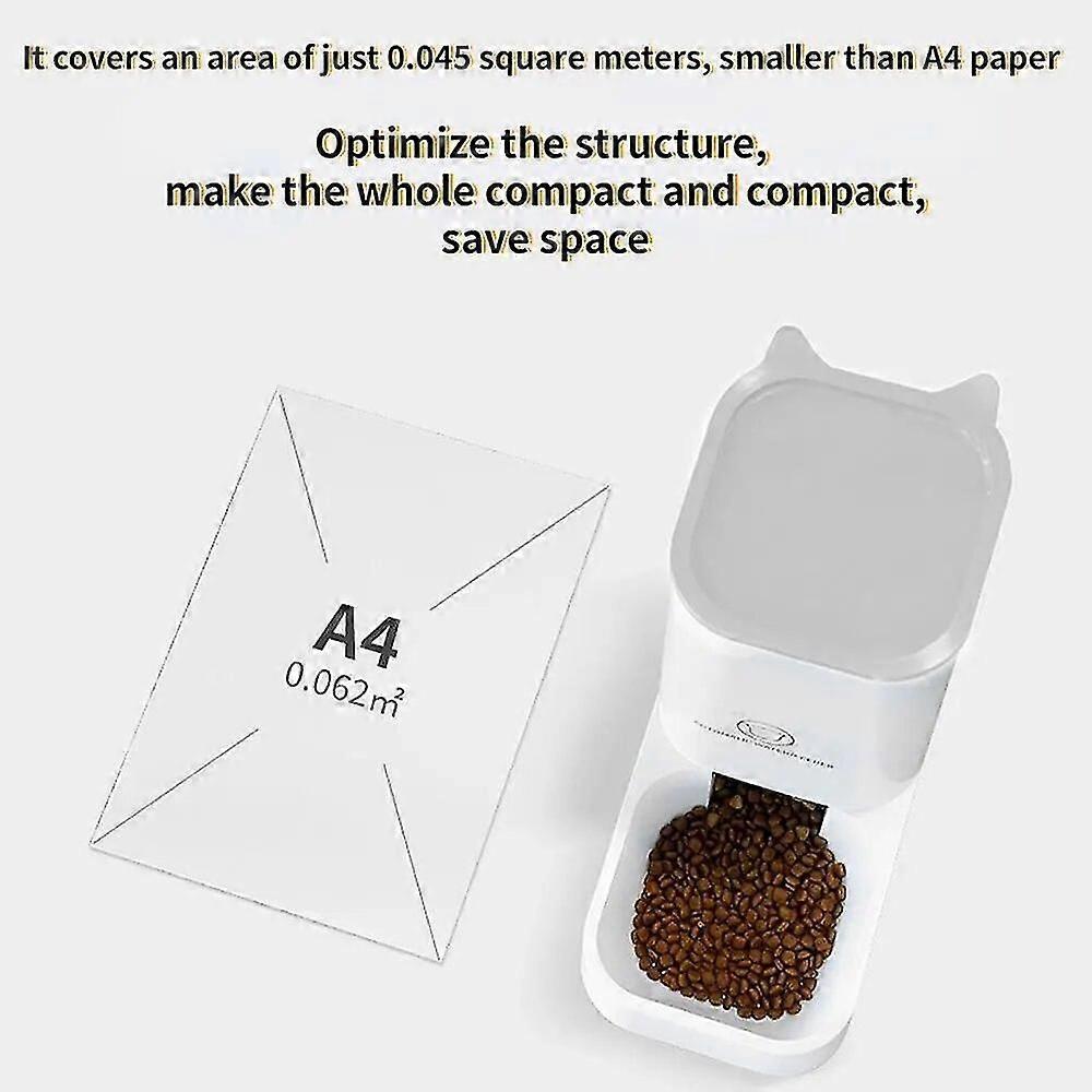 Cat Automatic Feeders Opaque Gravity Feeding System Food Feeder Water Dispenser Safe Using Dog Automatic Feeders Cat Water