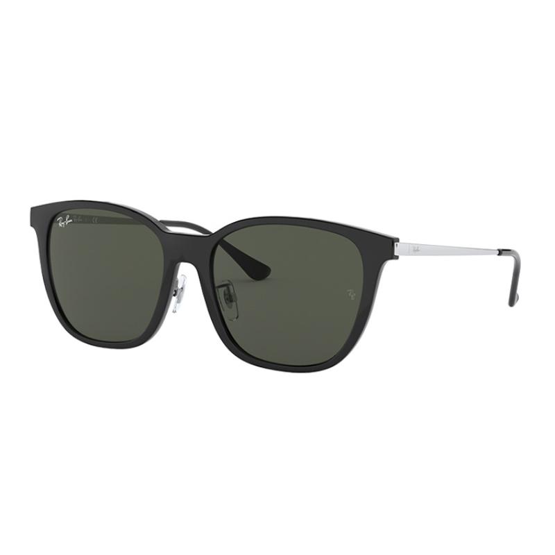 RayBan UV Protection Polarized Injection Molded Square Sunglasses Unisex Black