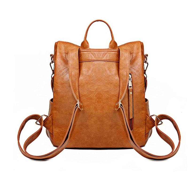 Women's Backpack 2020 Travel  Large Backpack Genuine Leather Backpack Schoolbag For Girls Women's Bag One Shoulder Back