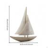 Sailboat Ornament Minimalist Sculpture Modern Boat Decoration for Homeowners, Decorators,