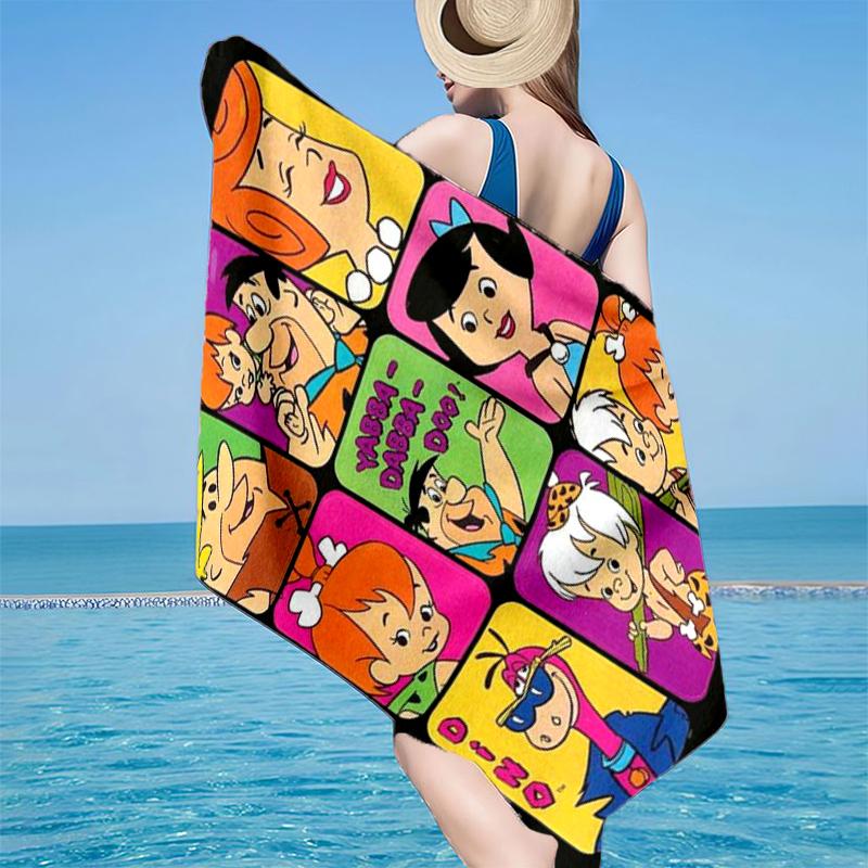 The Croods Players Adventure Beach Towel, Super Soft Microfiber, Gift for Her/Him, Birthday, for Pool, Beach, Travel, Home Decor Fan gifts