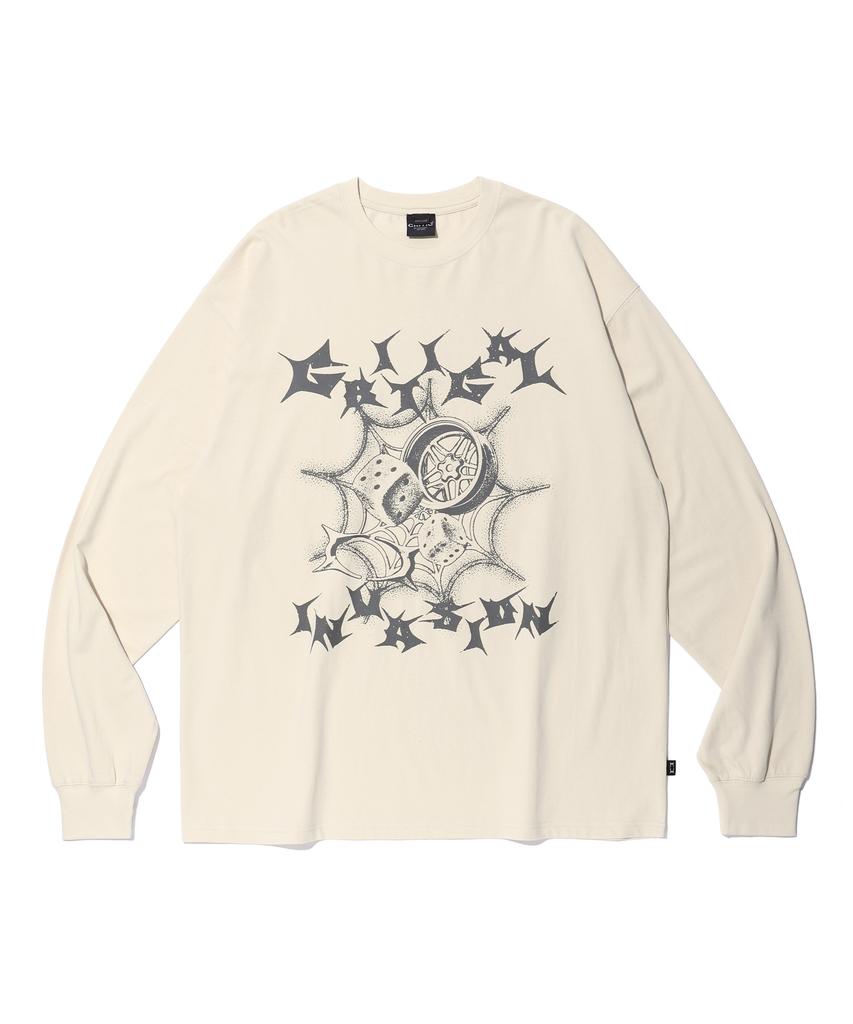 CRITIC Critical Invasion Long Sleeve T-Shirt Cream