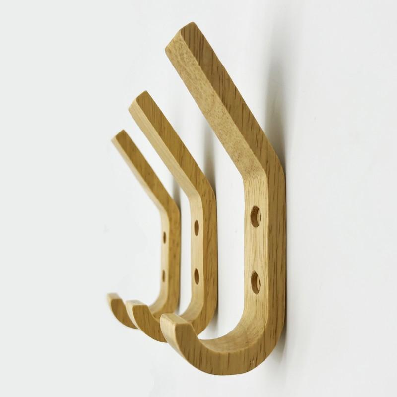 

Скандинавские мебельные крючки Вешалка из дуба Пальто Одежда Дверь Задняя вешалка Деревянная мебельная фурнитура для подвешивания