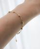Ound Oval Ball Silver Chain Bracelet