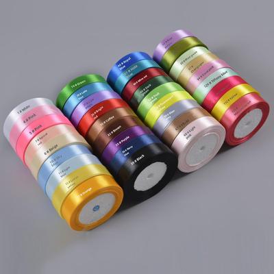 2cm Polyester Ribbon for DIY, Gift Box Packaging, Clothing & Cake Baking Accessories