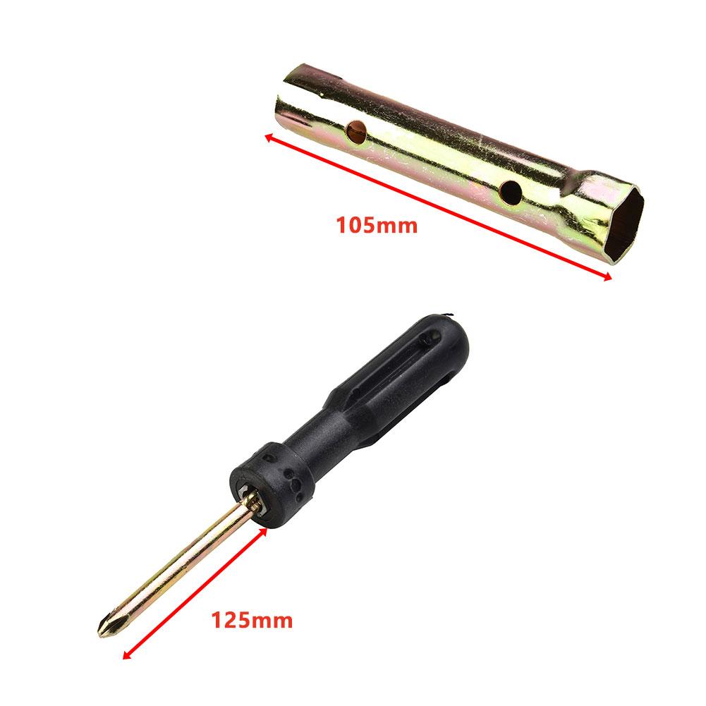 Practical Set With storage bag Spanner Accessories 7Pcs Aluminum Kit Socket Plier Repair Spark plug Tool Wrench