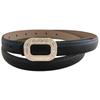 Womens Style Minimalist Derma Waist Belt Metal Buckle Dress Suit Belt Shapewear