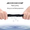 Men Summer Sports Black Mesh Ice Silk Bandana Running Tube Scarf Hiking Ski Fishing Hunting Cycling Snowboard Soft Scarves Women