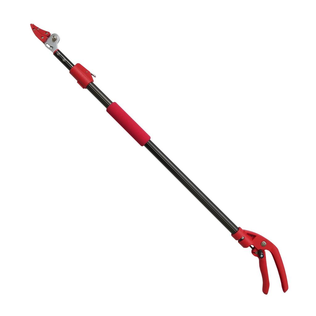 DAISHIN Telescopic Pruning Mini Total Length () Ultra-lightweight 4-stage High-branch Shears, Red, Fit, 92-142cm