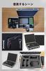 COBIVI Attache Aluminum Duralumin Display Attache Sponge Small Tool with Block Small Item Storage 30 X 21 X 10 Cm 30 X 21 X 10 Case, Case, Case, Box,
