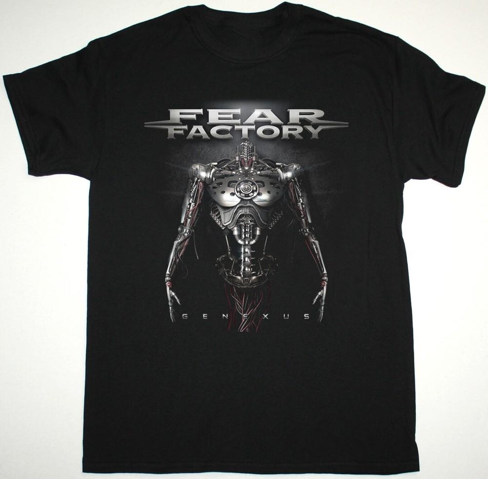 Vtg FEAR FACTORY GENEXUS Cotton S-2345XL Black Unisex Shirt TR300 Unisex T-Shirt XL