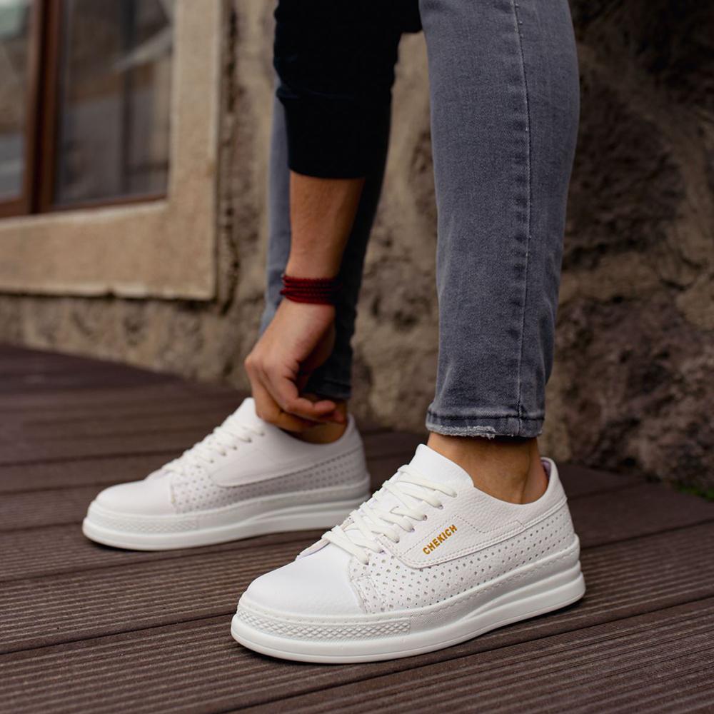 Chekich Pánská obuv Ležérní boty Khaki barva Umělá kůže Šněrovací Jarní sezóna Ležérní Šitá Podešev Prodyšná Bez zápachu Svatba Zelená CH043