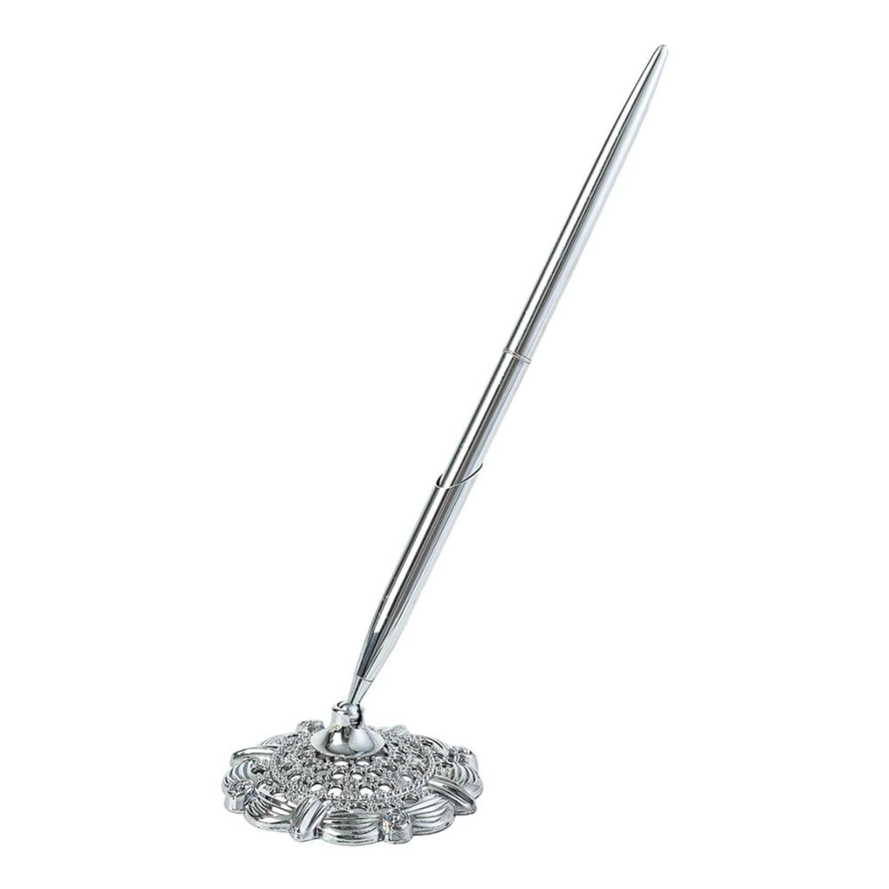 Smooth Writing Reception Desk Pen Wedding Decor Metal Pen Stand Holder  Party Events