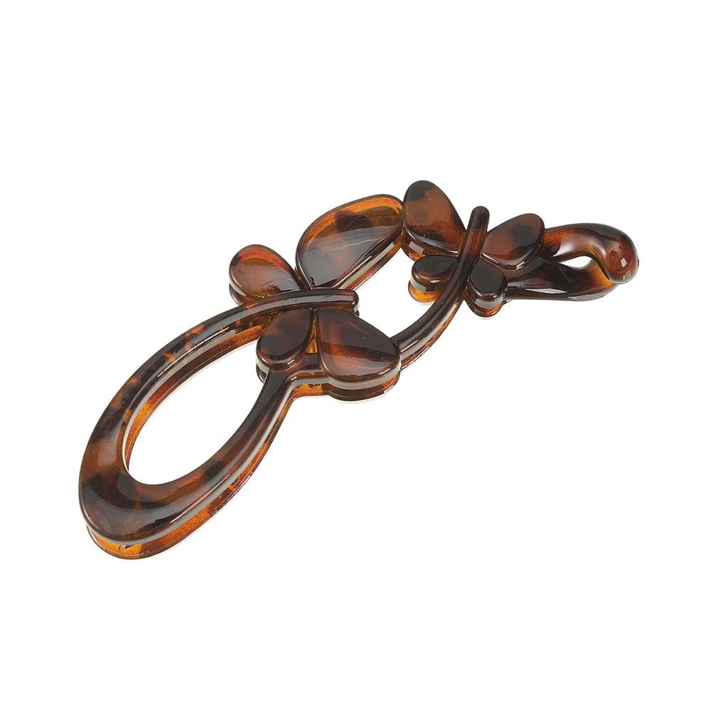 

Новый зажим-бабочка с поворотом, заколка для волос, простая заколка для волос для женщин, модный зажим для хвостика, аксессуары для волос