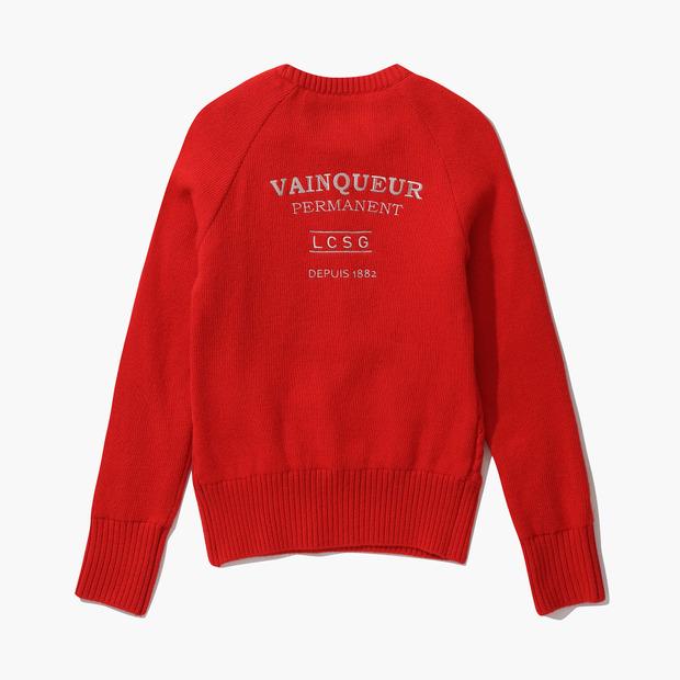 LECOQ GOLF Women'S Cable Knit Windproof Sweater