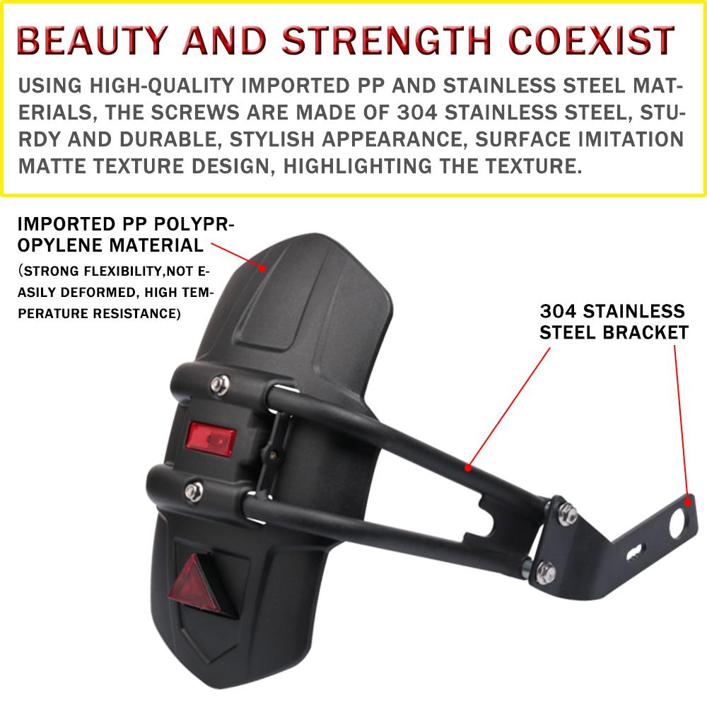 Per ZONTES 703F F703 703 F ZT703 F ZT703F 2024 Accessori Moto Paraspruzzi Parafango Ruota Posteriore Copertura Parafanghi Protezione