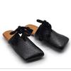 New Style Luxury Square Toe Flats Slippers Women Designer Mules Shoes Fashion Casual Sandals Summer Slingback Flip Flops Sandals