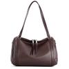 Top Layer Cowhide Large Capacity Underarm Bag for Women 2025 New Lazy Style Genuine Leather Tote Bag Fashion Simple Shoulder Bag