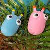 4 Colors Cute Big Eyes Worm Squishy Fidget Toys Anti Stress Slow Rebound Balls Decompression Sensory Squeeze Toy For Adults Kids