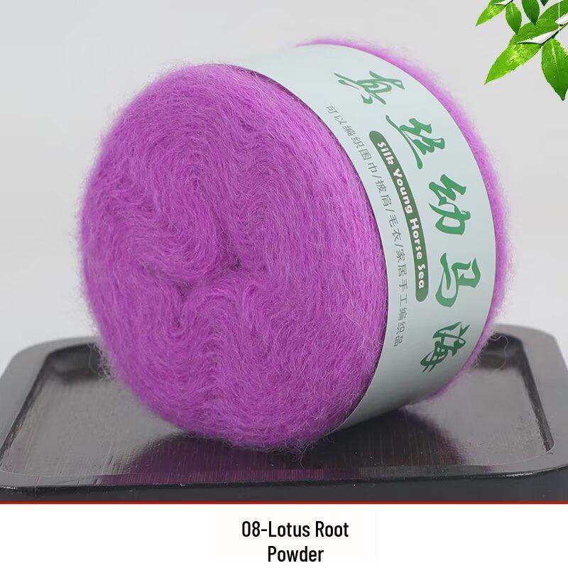 Handmade Gradient Silk Baby Alpaca Yarn for DIY Knitting: Sweater, Shawl, Scarf