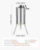 Manual Honey Extractor 2 Frame Honey Spinner Beekeeping Stainless Steel
