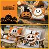 Halloween Black Cat Pumpkin Cushions Pillowcase Polyester Cushion Cover Throw Pillow Sofa Decoration Pillowcover Home Car Decor
