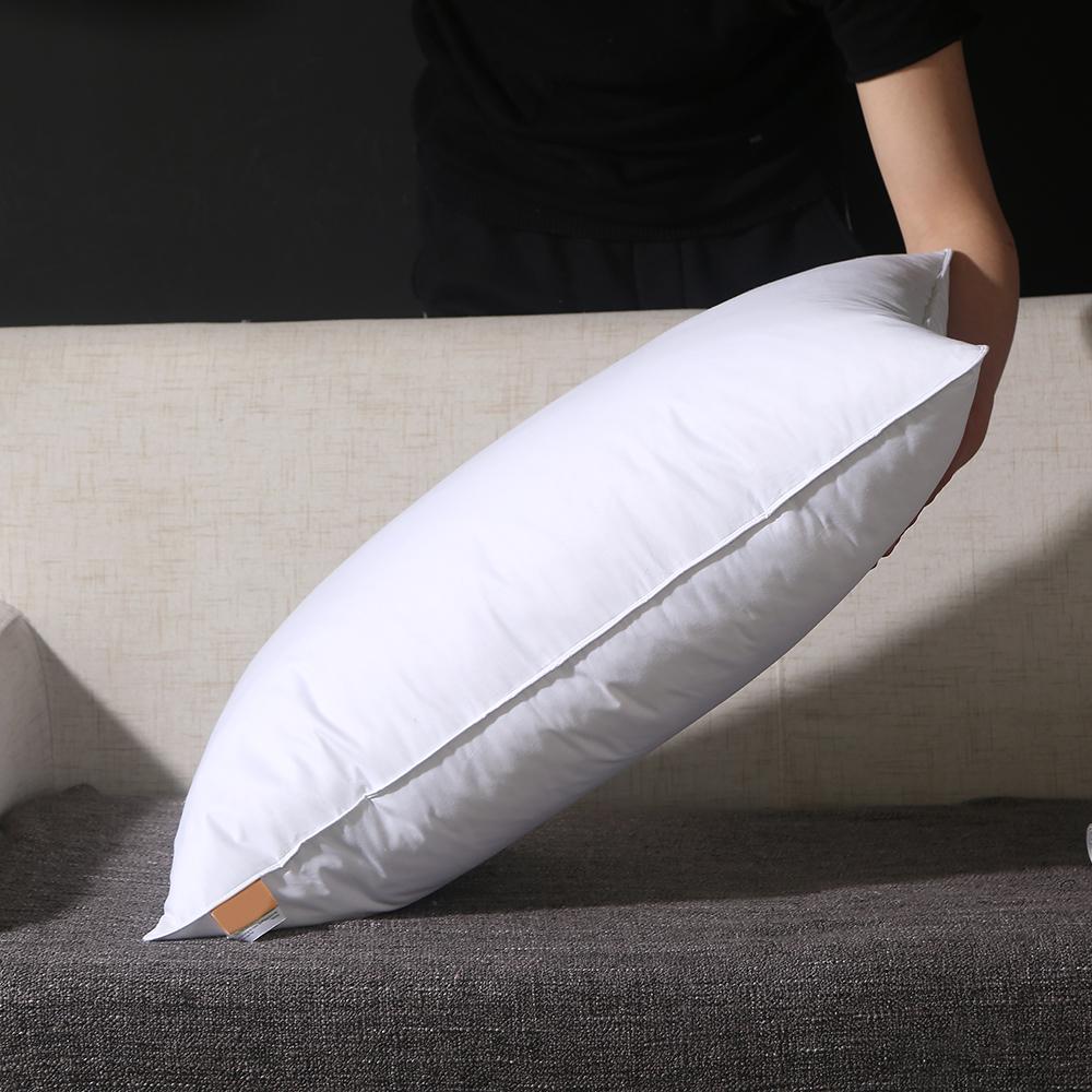 100% Cotton Cover 5% Goose Down 95% Feather Modern Rectangle Eco-Friendly Luxury Neck Sofa Bed Pillow